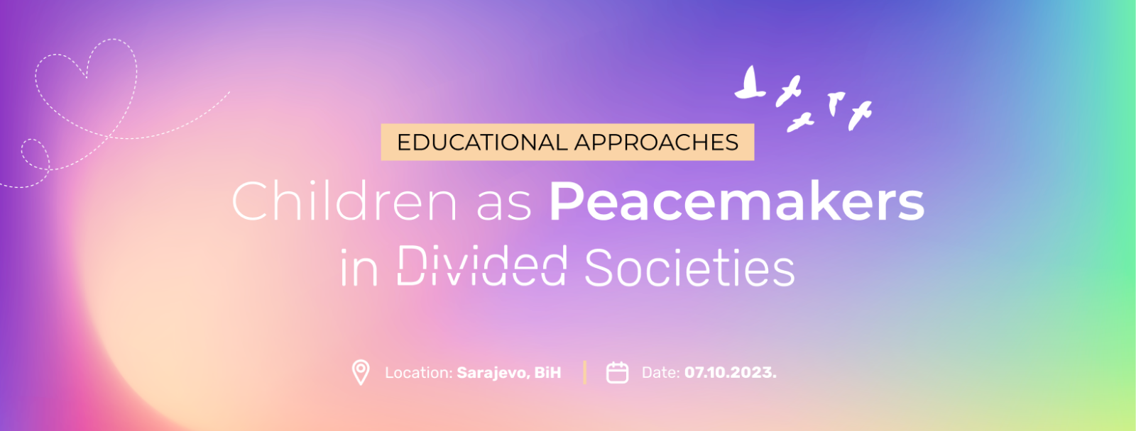 Konferencija „Djeca kao mirotvorci” uskoro u Sarajevu