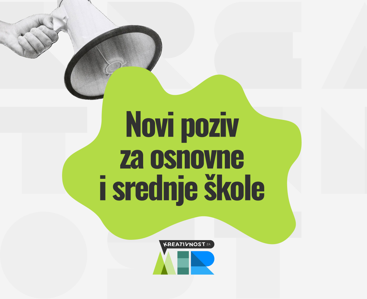 Kreativnost za Mir - poziv za prijave