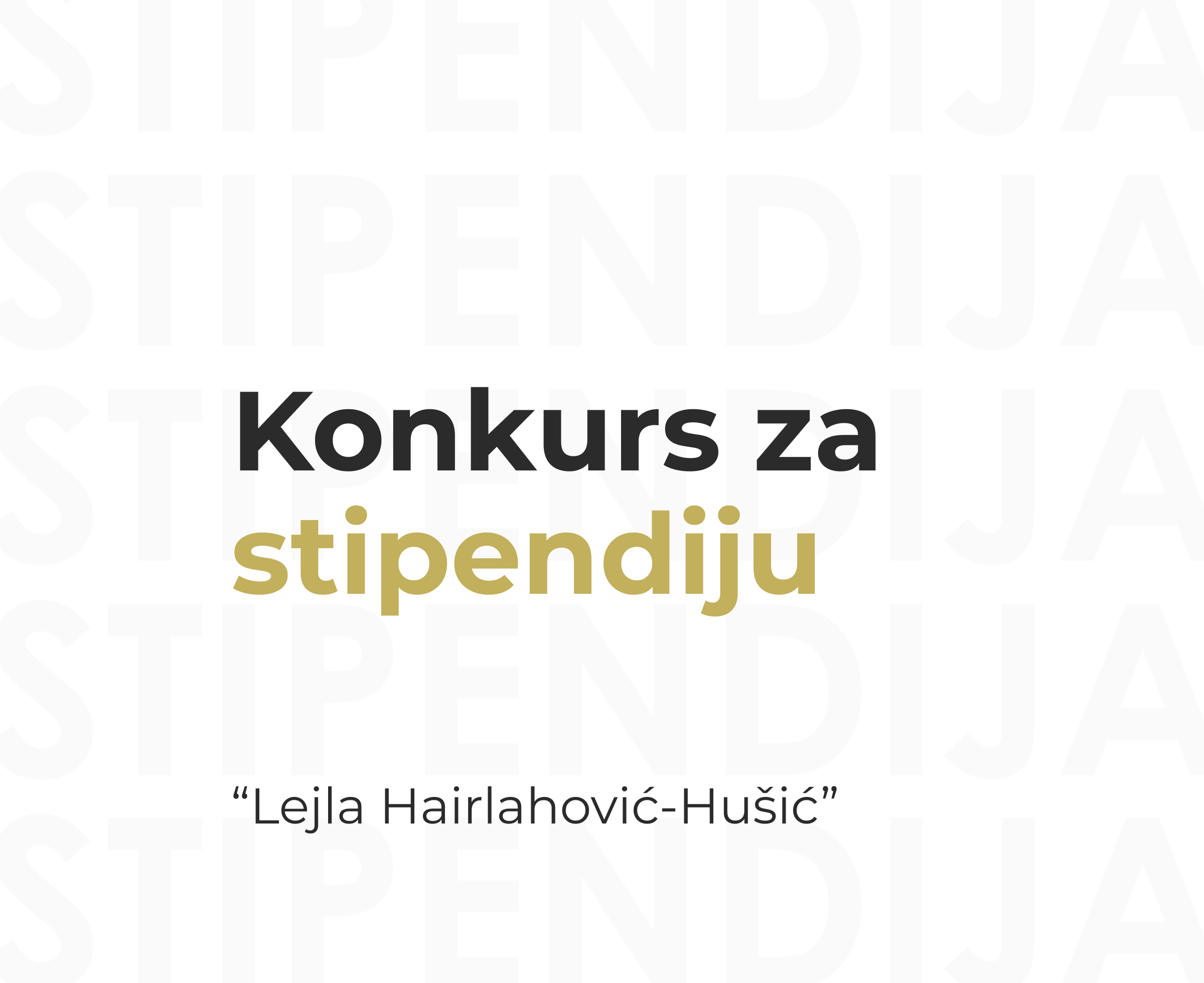 Lejla Hairlahović Hušić školarina