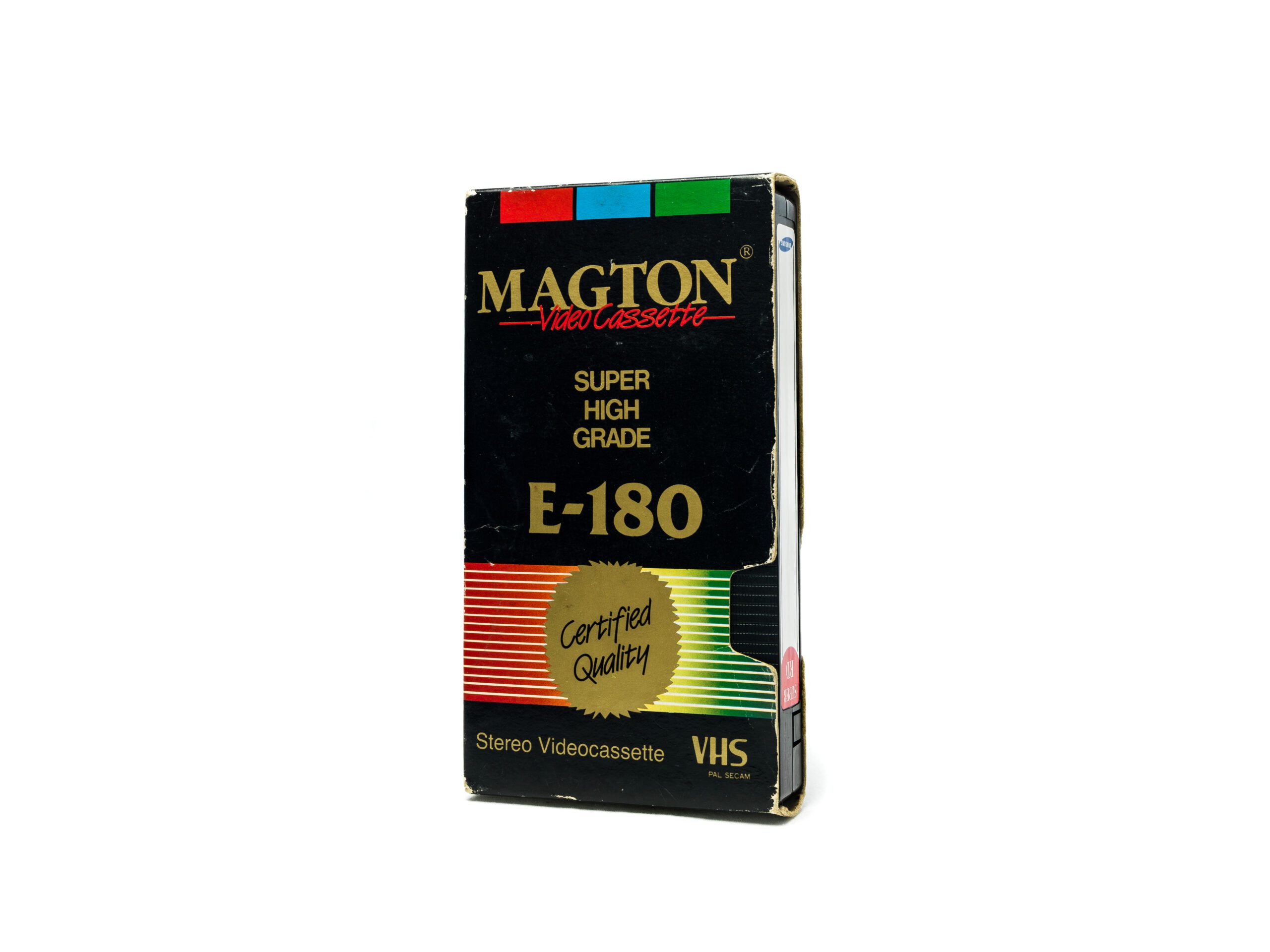 VHS tape "Magton", black packaging