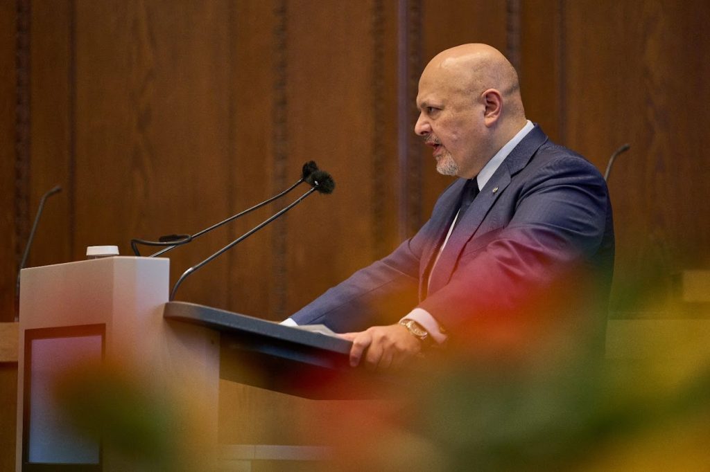 Karim Khan at the Nuremberg Forum