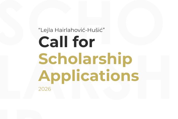 Call Open for “Lejla Hairlahović-Hušić” Scholarship