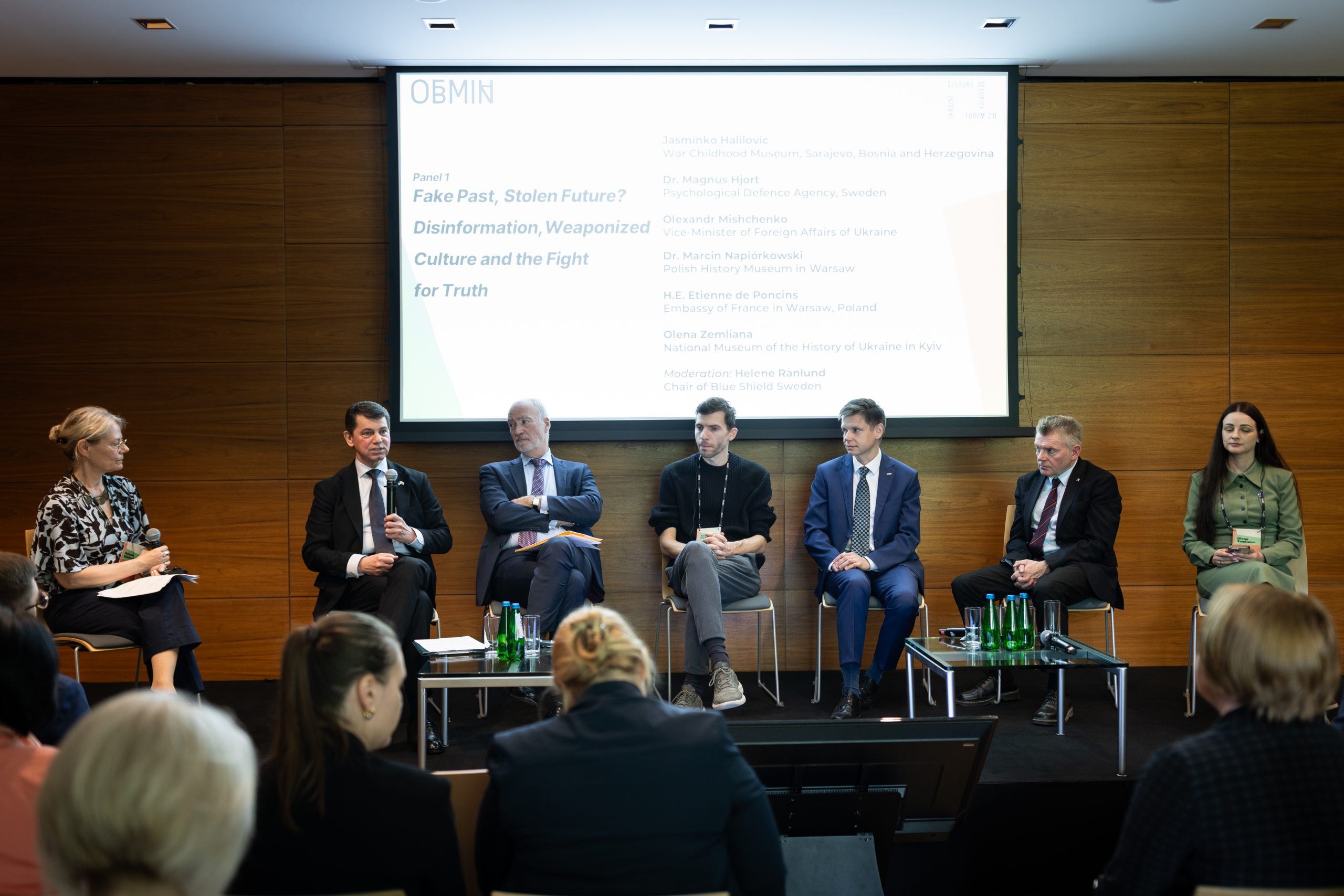 Jasminko Halilović at Ukraine Cultural Security Forum in Warsaw